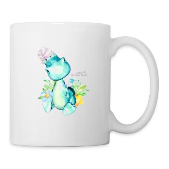 watercolored Urmeli / Pastel blue - Tasse - Weiß - Rechts