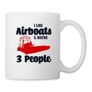 Airboat Fanboat Airboating Planeboat Bateau de marais - Mug blanc - blanc - Droite