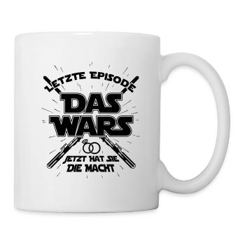 JGA Junggesellenabschied Das wars Bräutigam Mann - Tasse - Weiß - Rechts
