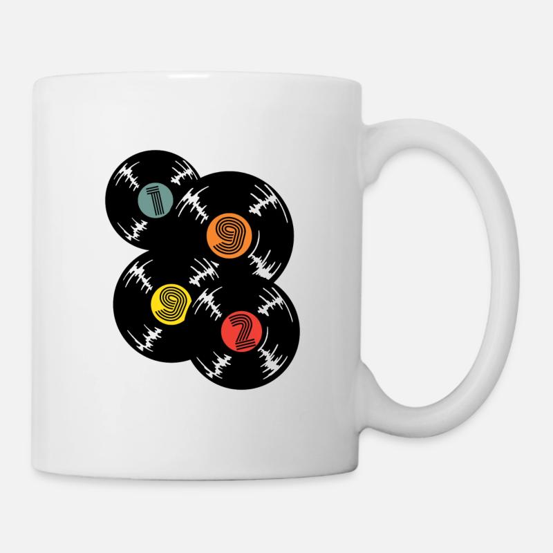 Né en 1992 Cadeau d’anniversaire - Mug blanc - blanc