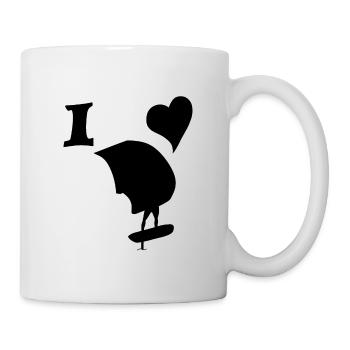 Love for wingfoilen - Mug - white - Right