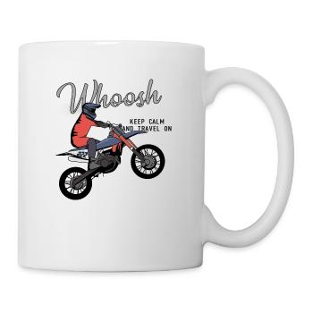 Restez calme et voyagez - Mug blanc - blanc - Droite