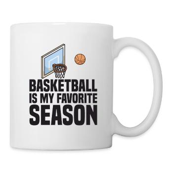 Basketball Is My Favorite Season for Basketball Players - Mug - white - Right