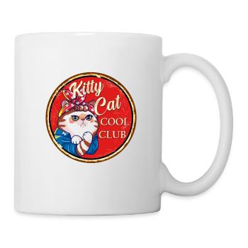 Kitty Cat Cool Club - Mug - white - Right
