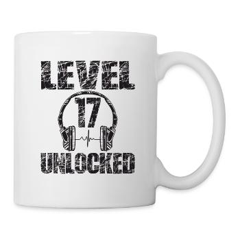 Level 17 Unlocked Birthday Gift 17 Years - Mug - white - Right