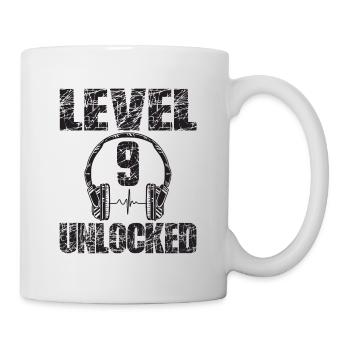 Level 9 Unlocked Birthday Gift 9 Years 9. - Mug - white - Right