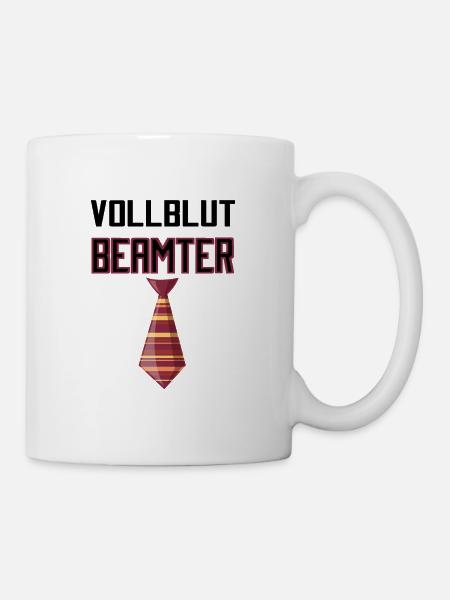 Vollblut Beamter - Tasse - Weiß