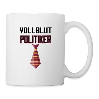 Vollblut Politiker Politikerin Politik - Tasse - Weiß - Rechts