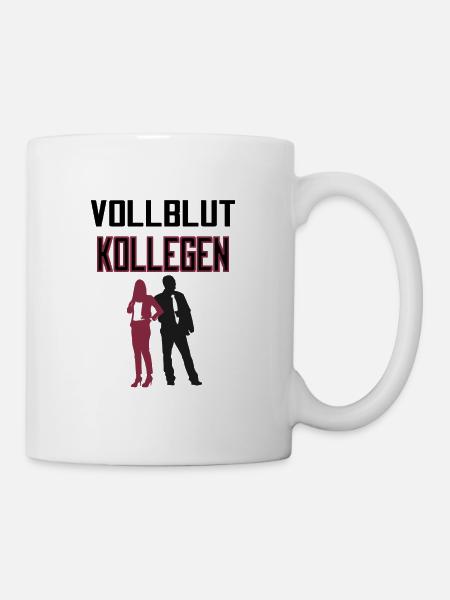Vollblut Kollegen - Tasse - Weiß