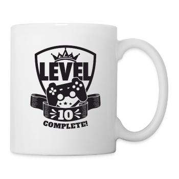 Level 10 Complete Birthday Gift 10 Years - Mug - white - Right