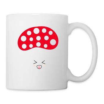 Toadstool, mushroom in the woods gift - Mug - white - Right