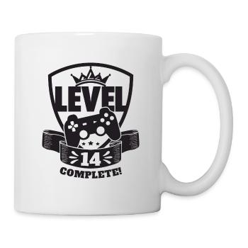 Level 14 Complete Birthday Gift 14 Years Gam - Mug - white - Right