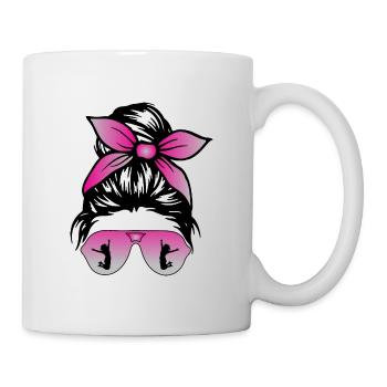 Juste une fille qui aime le hip-hop - Mug blanc - blanc - Droite