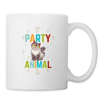 Juste un animal qui aime le hip-hop - Mug blanc - blanc - Droite