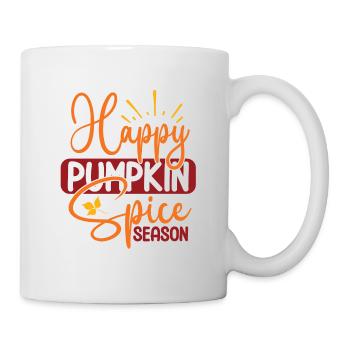 Bonne saison des épices à la citrouille - Mug blanc - blanc - Droite