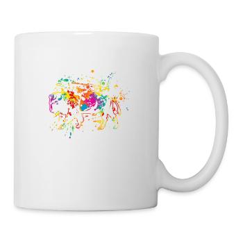 Retro Bison - Mug - white - Right