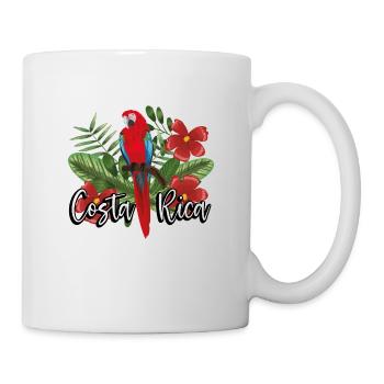 Perroquet blanc du Costa Rica - Mug blanc - blanc - Droite