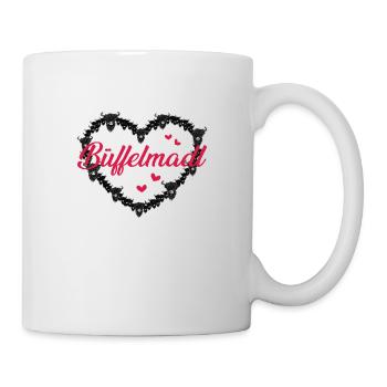 Büffelmadl Buffalo Girl Bison Water Buffalo - Mug - white - Right