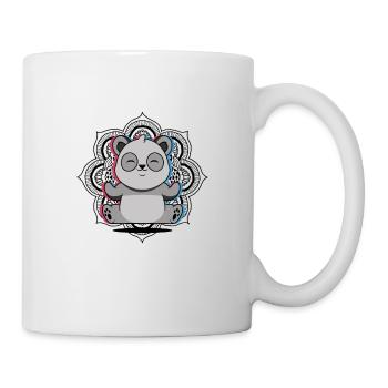 Yoga Panda - Tasse - Weiß - Rechts