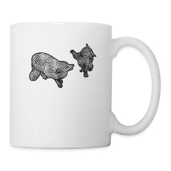 Tiermotiv - Tasse - Weiß - Rechts