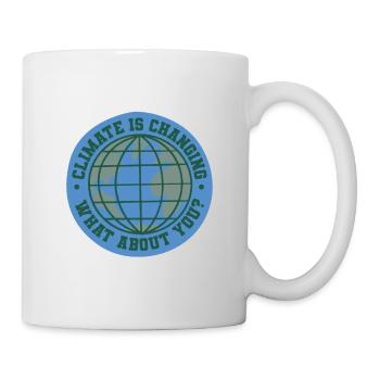 Le climat change ce qui vous concerne - Changement climatique - Mug blanc - blanc - Droite