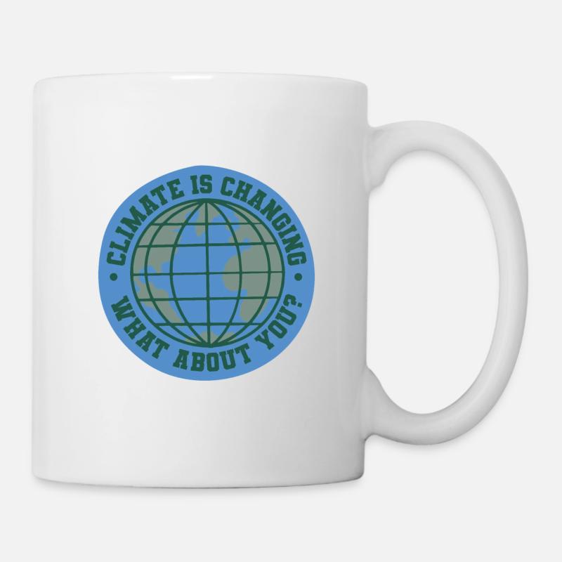Le climat change ce qui vous concerne - Changement climatique - Mug blanc - blanc