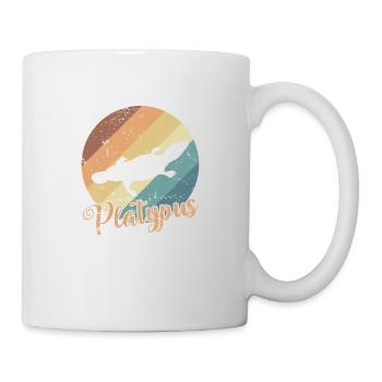 Platypus Schnabeltier Australien Outback - Tasse - Weiß - Rechts