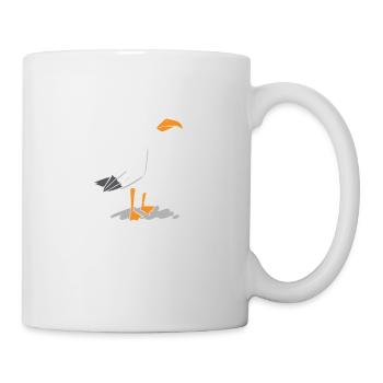 Lebe Lache Lass Mich In Ruhe Vogel - Tasse - Weiß - Rechts