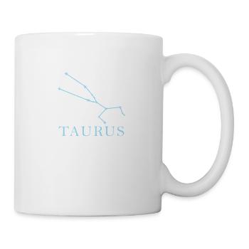 Star constellation Zodiac sign Taurus - Mug - white - Right