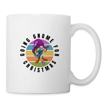 FUNNY RETRO "GOING GNOME FOR CHRISTMAS" SUNSET - Mug - white - Right