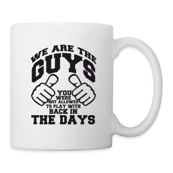 Weekend with friends in group drinking party - Mug - white - Right
