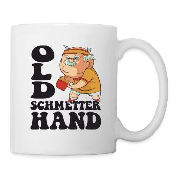 Old butterfly hand outfit for table tennis players - Mug - white - Right