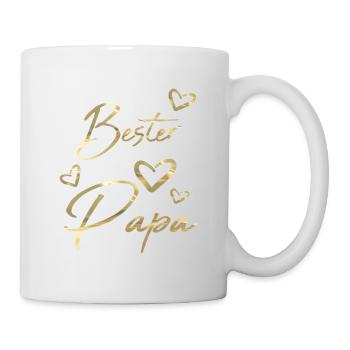 Bester Papa - Tasse - Weiß - Rechts