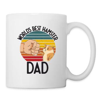 World's Best Hamster Dad Hamster Costume for - Mug - white - Right