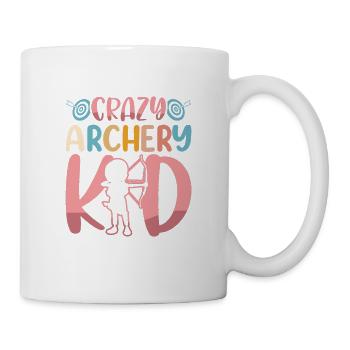 Crazy Archer Child In White - Mug blanc - blanc - Droite