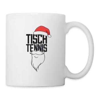 Tennis de table Chapeau de Noël Tennis de table Batte - Mug blanc - blanc - Droite