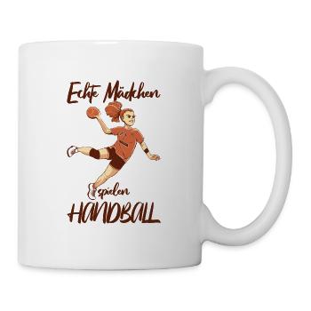 Handballspielerin Handball Ball Outfit Handballer - Tasse - Weiß - Rechts