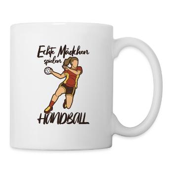 Handballspielerin Handball Ball Outfit Handballer - Tasse - Weiß - Rechts