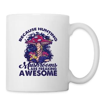 Mushroom pickers and mushroom friends - Mug - white - Right