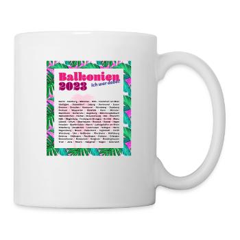 Balkonien 2023 - Tasse - Weiß - Rechts