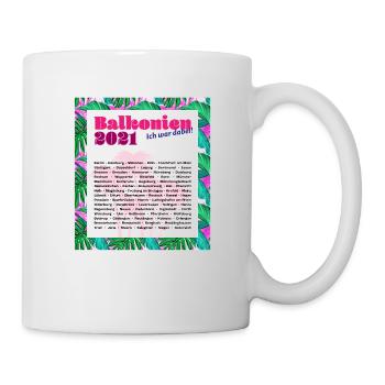 Balkonien 2021 - Tasse - Weiß - Rechts
