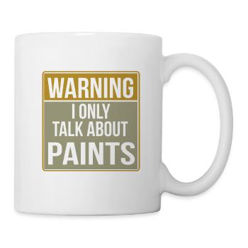 Peintre et vernisseur, le métier le meilleur et le plus ennuyeux - Mug blanc - blanc - Droite