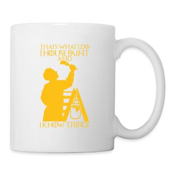 Maler und Lackierer, der Beste und Nervigste Beruf - Tasse - Weiß - Rechts