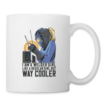 Schweißer Mama für Schweißerinnen und - Tasse - Weiß - Rechts