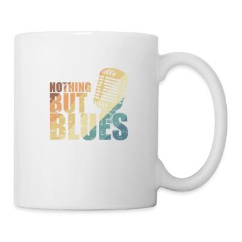 Rien que de la trompette de musique blues - Mug blanc - blanc - Droite