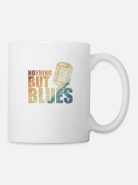 Rien que de la trompette de musique blues - Mug blanc - blanc