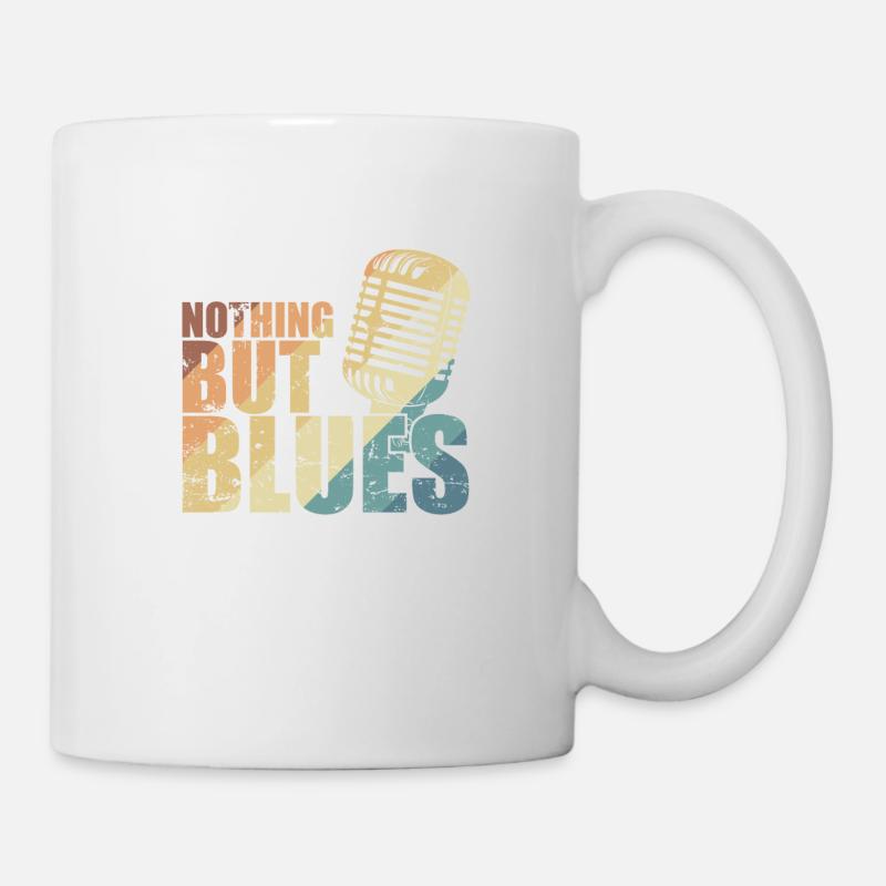 Rien que de la trompette de musique blues - Mug blanc - blanc