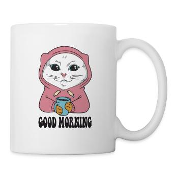 Blanc Main Coon Cat Cat Outfit pour - Mug blanc - blanc - Droite