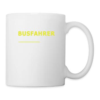 Busfahrer - Tasse - Weiß - Rechts