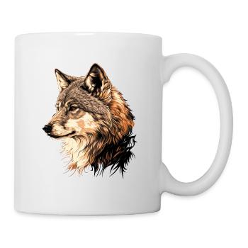 Wolf - Mug - white - Right